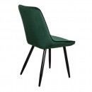 Стул NIKA, темно-зеленый велюр HLR-57/черный